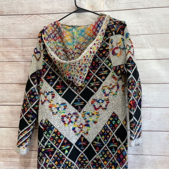 ANTHROPOLOGIE NORTHERN ANGEL SOUTHWEST GRANNYCORE HOODED SWEATER - Picture 5 of 7